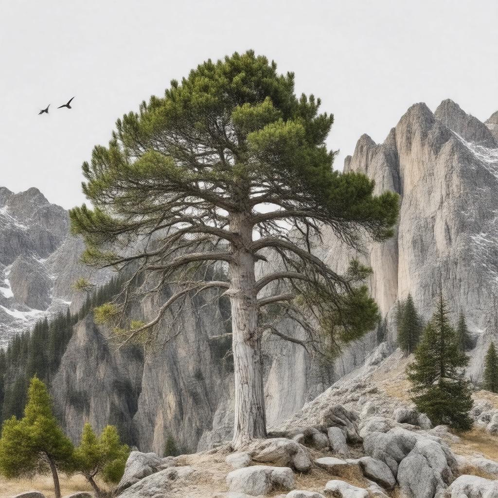 whitebark pine (Pinus albicaulis)